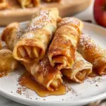 Easy Air Fryer Apple Pie Taquitos