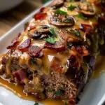 Swiss Bacon Mushroom Meatloaf