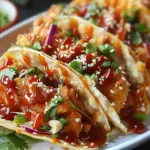 Crispy Chicken Wonton Tacos