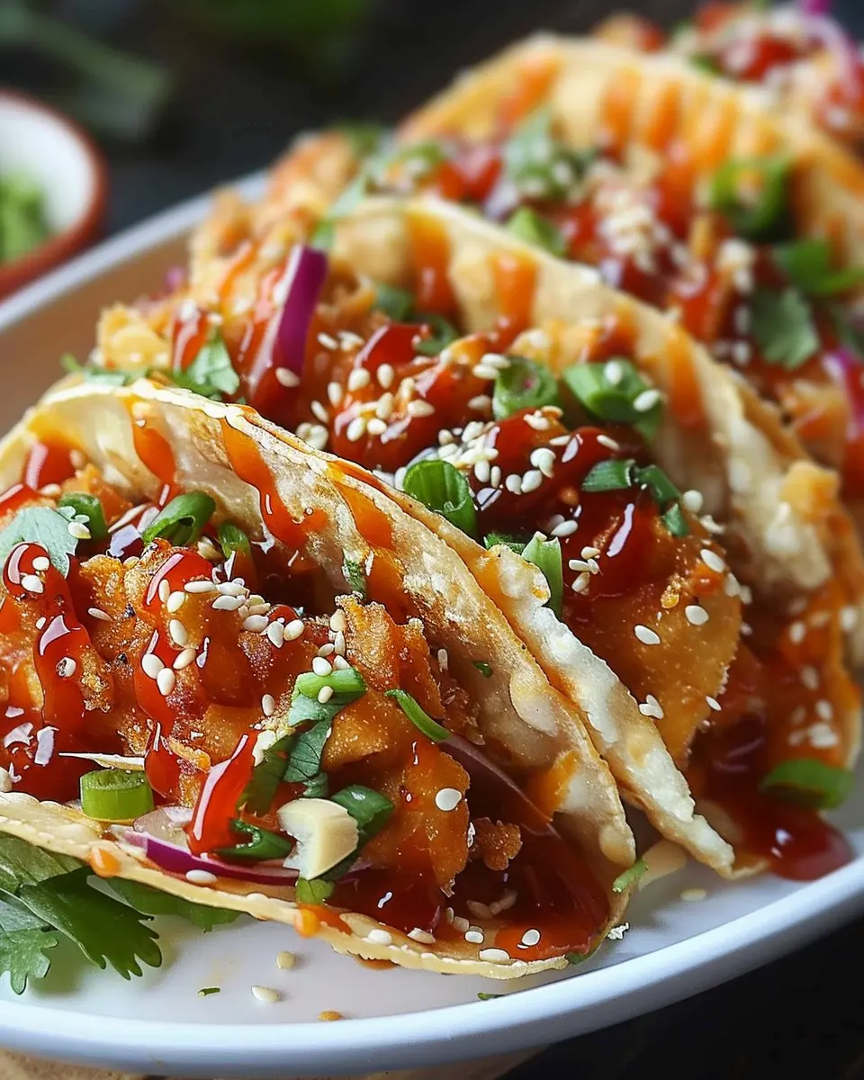 Crispy Chicken Wonton Tacos: Easy Homemade Delight for All