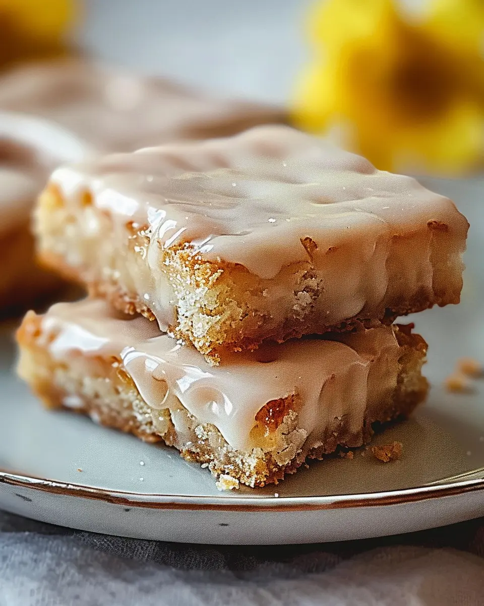 Indulge in Soft Baked Maple Donut Bars for a Delicious Treat