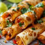 Crispy Chicken Taquitos