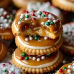 Caramel Ritz Cracker Christmas Cookies