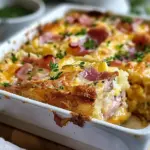 Monte Cristo Breakfast Casserole