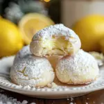 Lemon Cream Snowball Cookies