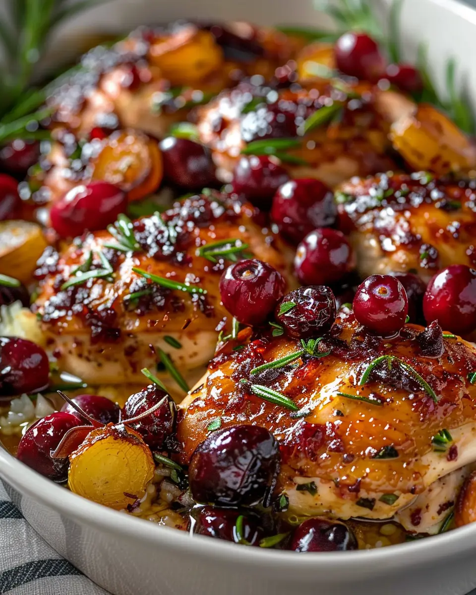 Honey Cranberry Chicken Bake: Juicy Comfort Food for All