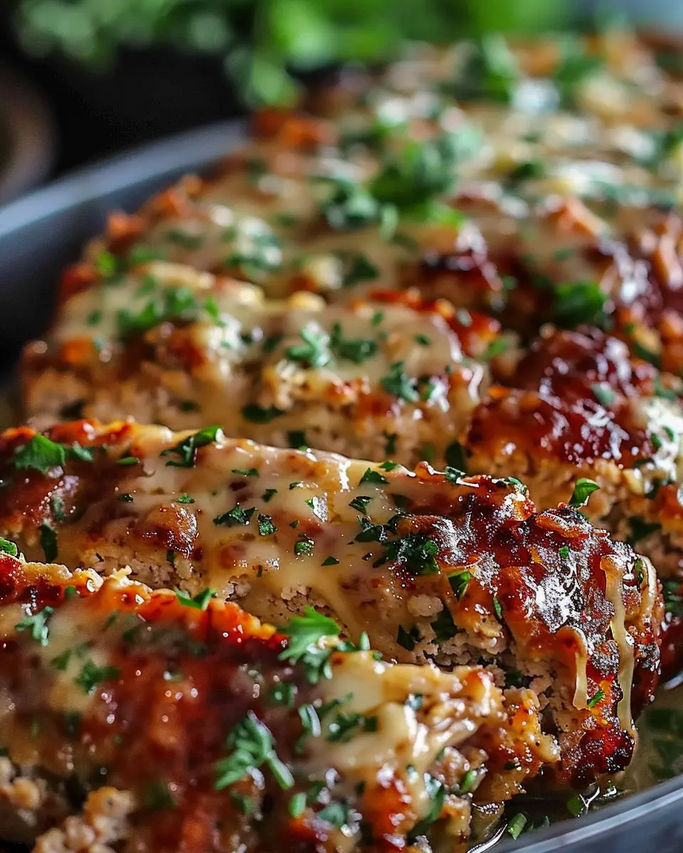 Garlic Parmesan Chicken Meatloaf: Easy and Flavorful Dinner Delight