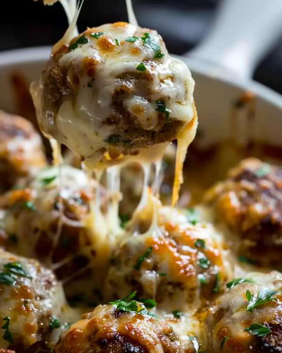 Cheesy French Onion Meatballs with Turkey Bacon – A Delicious Twist