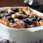 Overnight Blueberry French Toast Casserol
