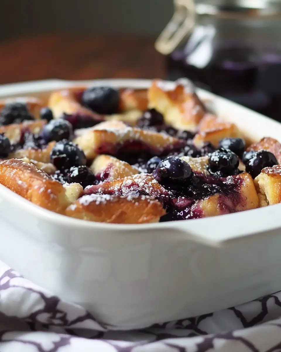 Overnight Blueberry French Toast Casserol: Easy and Indulgent Delight