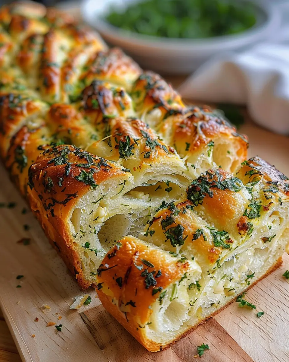 Swirled Garlic Herb and Cheese Bread: The Best Homemade Delight