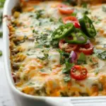 Delicious Salsa Verde Chicken Casserole