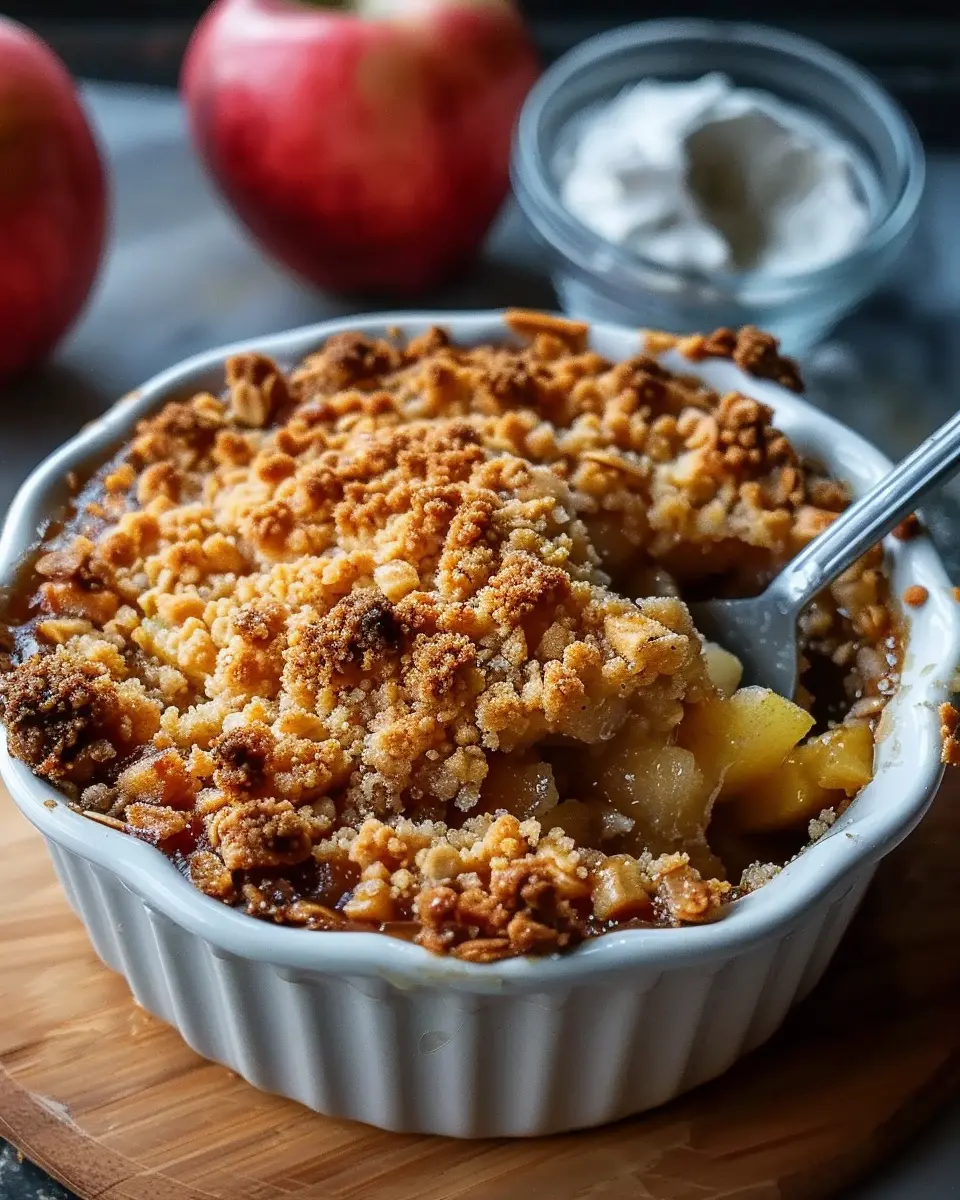 High-Protein Apple Crumble: Indulgent Healthier Dessert Recipe