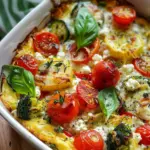 High-Protein Veggie Bake with Cottage Cheese