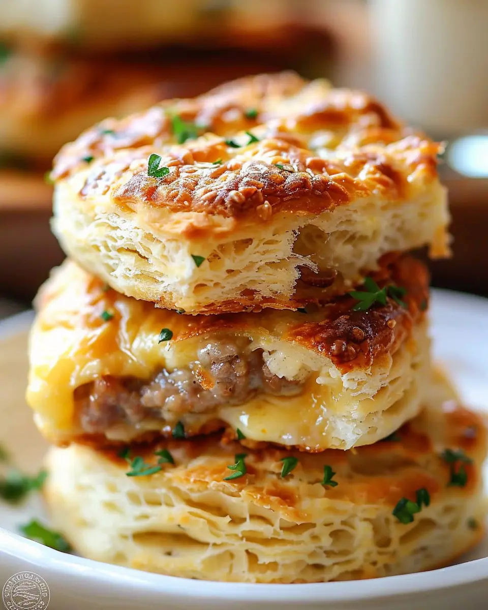 Sausage Cheese Butter Swim Biscuits: The Best Homemade Treat