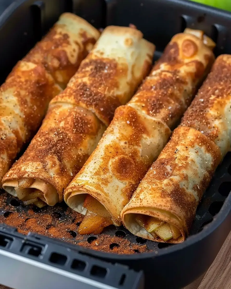 Crispy Air Fryer Apple Pie Taquitos: Easy and Irresistibly Delicious