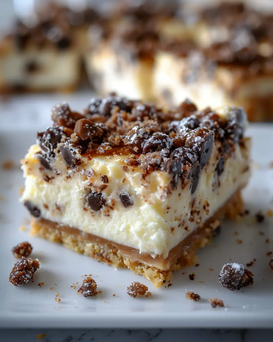 cannoli cheesecake bars recipe in 15 minutes for indulgent bliss