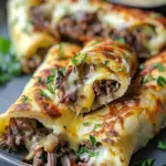 Keto Philly Cheesesteak Rolls