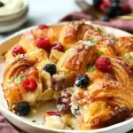 Croissant Breakfast Casserole