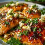 Hot Honey Feta Chicken Dish