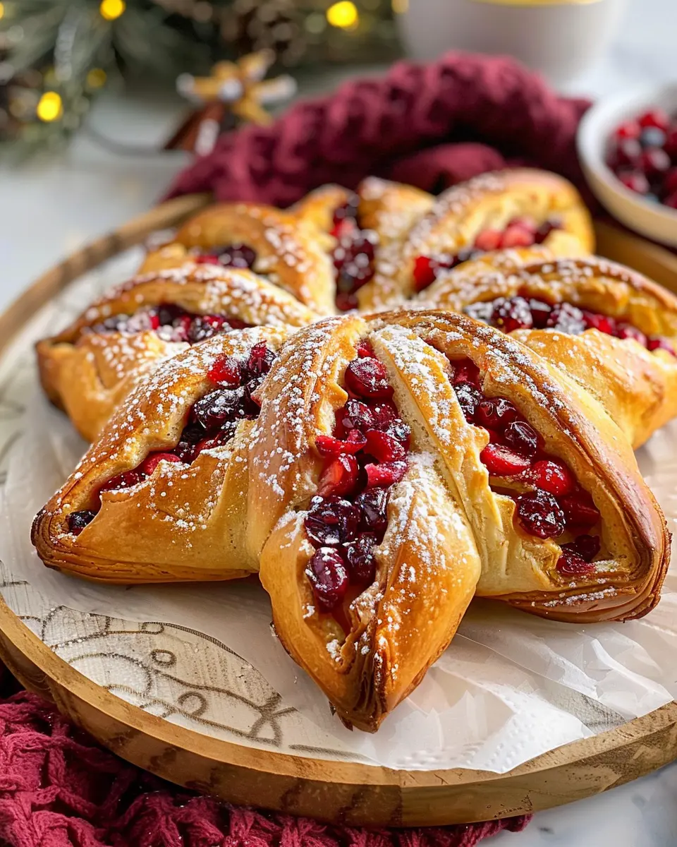 Homemade Cranberry Orange Star Bread: An Easy Festive Delight