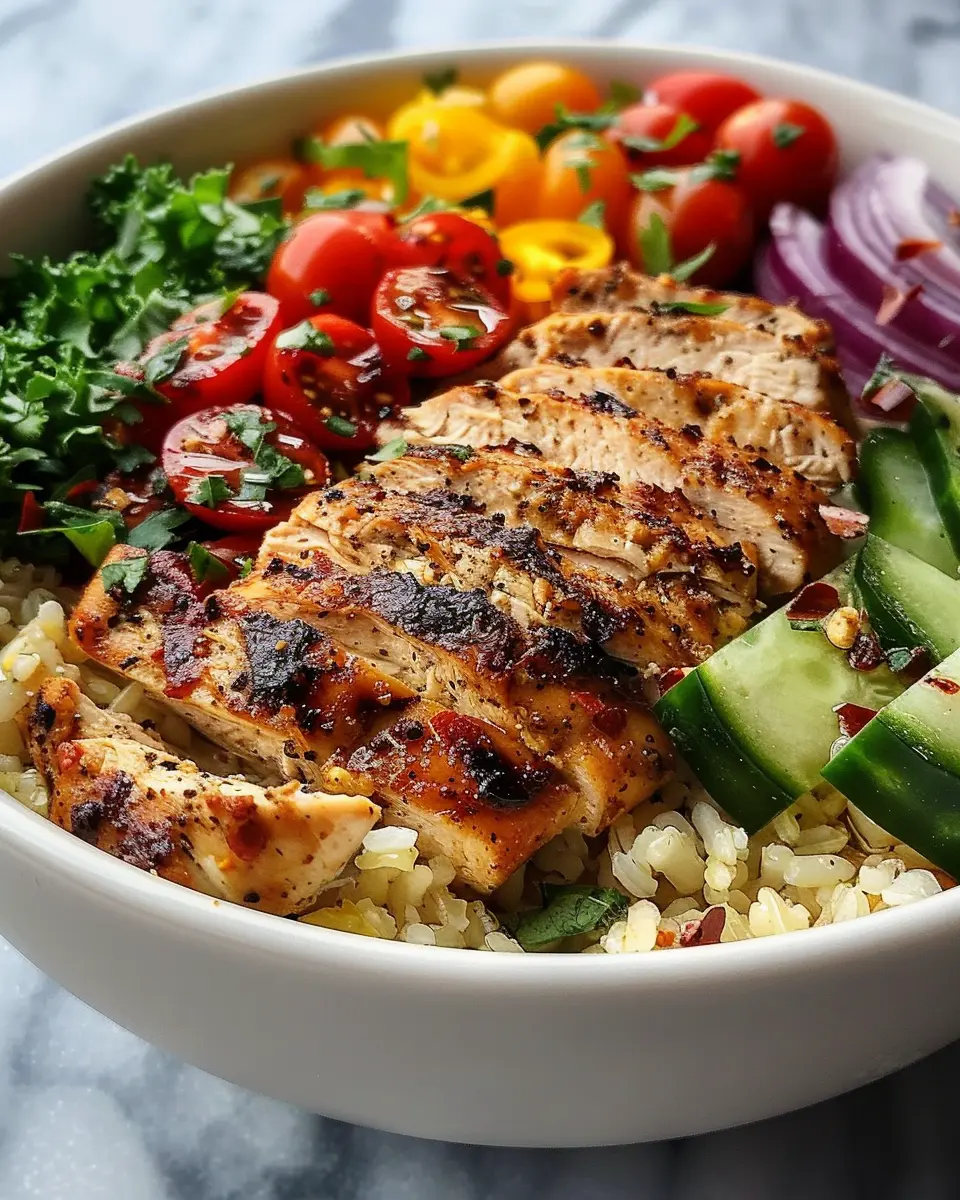 Mediterranean Chicken Bowl: Easy Recipe for Flavorful Weeknight Meals