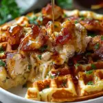 Ultimate Chicken and Waffles Breakfast Casserole Delight