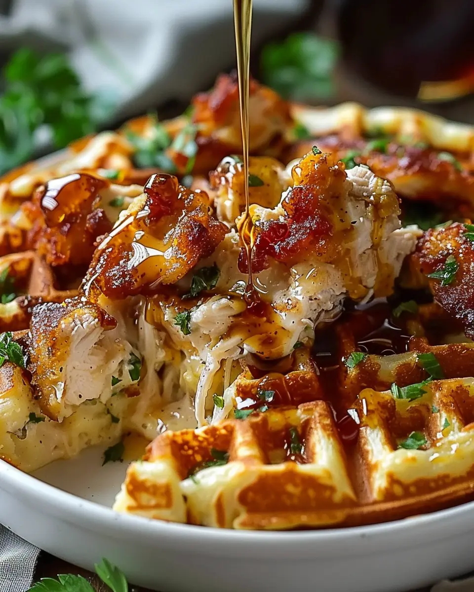 Ultimate Chicken and Waffles Breakfast Casserole Delight
