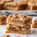 Homemade Apple Crisp Shortbread Bars