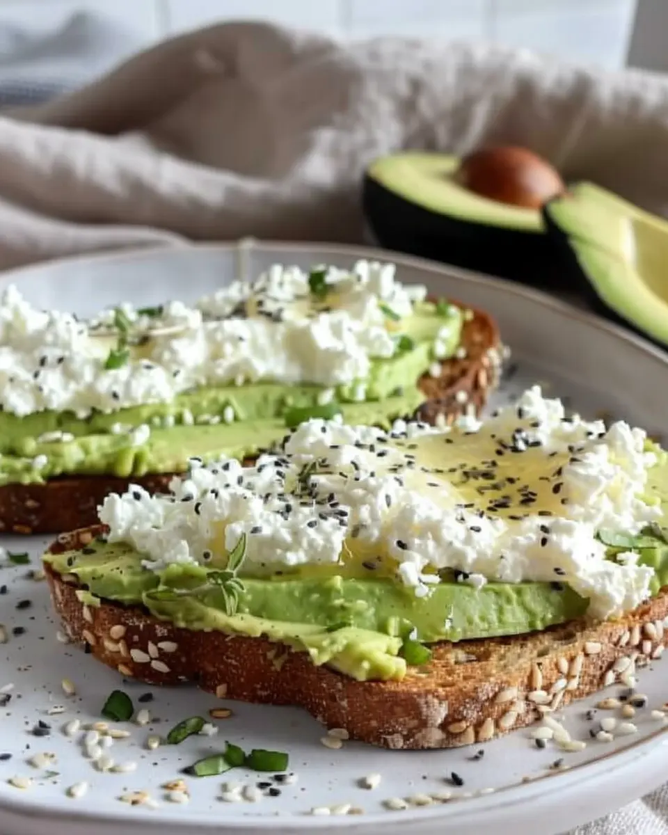 Creamy Cottage Cheese Avocado Toast: Quick, Easy, and Delicious