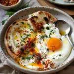 Turkish Eggs with Creamy Yogurt & Butter Sauce