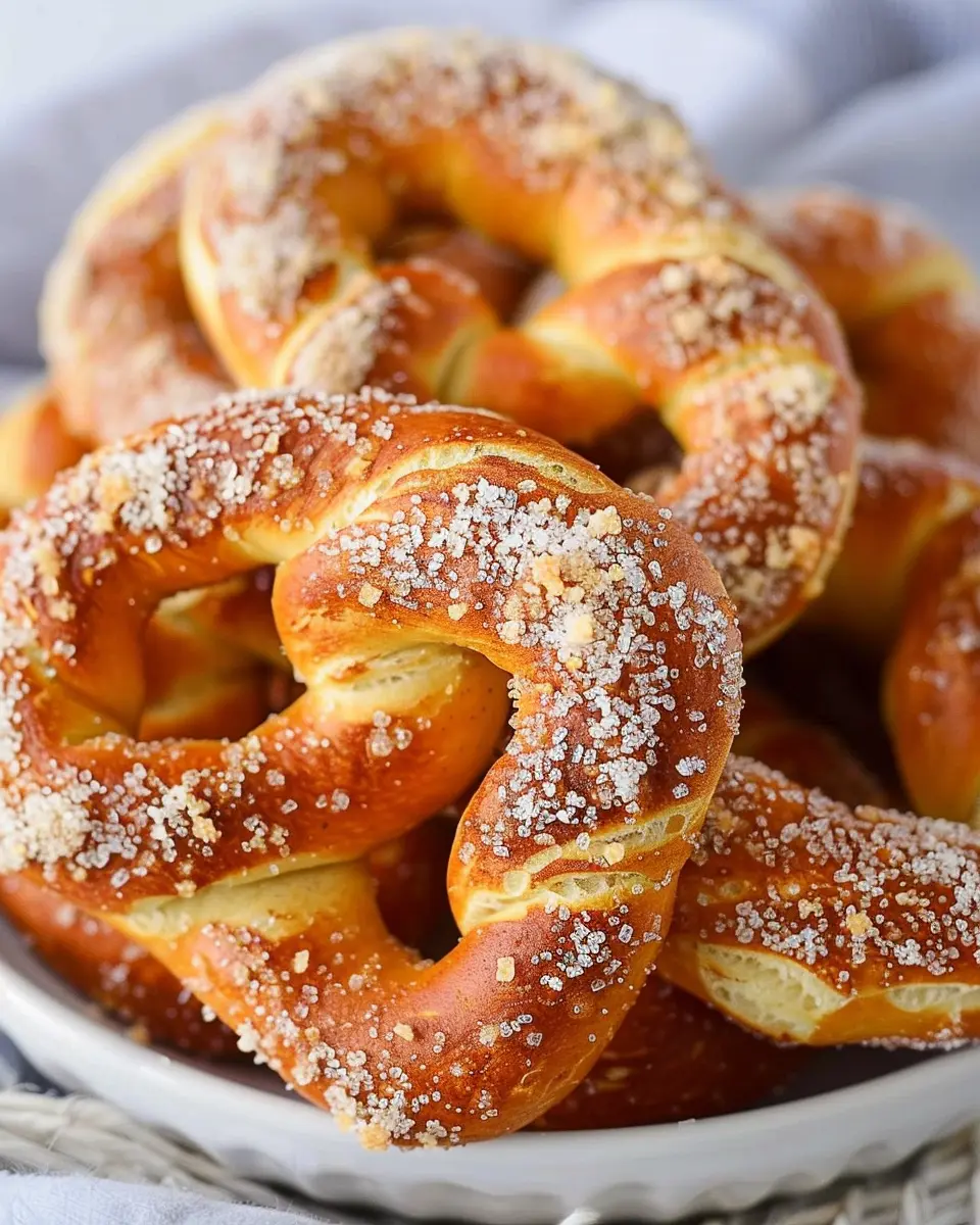 Cinnamon Sugar Soft Pretzels: Indulgent Homemade Delight