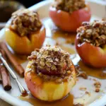 Apple Crisp Stuffed Baked Apples