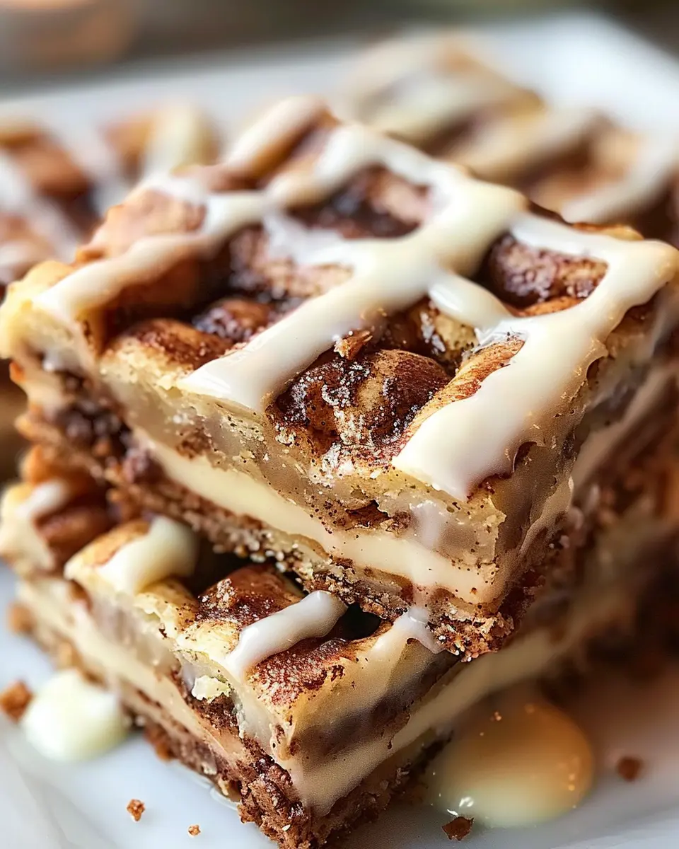 Cinnamon Roll Bliss Bars: Indulgent Treat for Homemade Happiness
