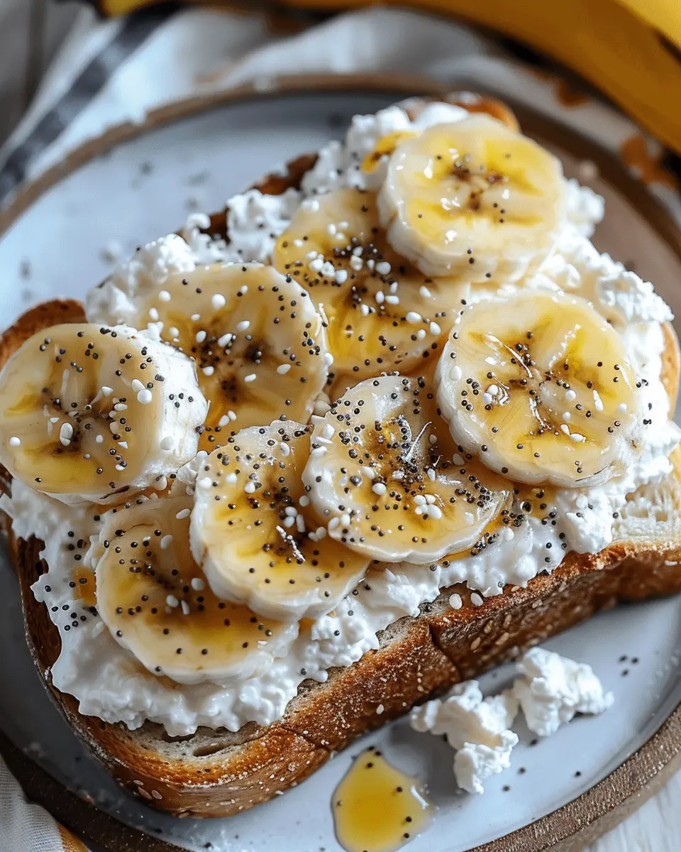 Amazing Cottage Cheese Banana Toast Recipe for a Yummy Start