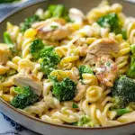 Creamy Rotisserie Chicken Broccoli Pasta