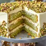 Pistachio Mascarpone Layer Cake