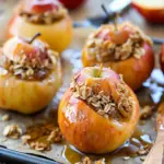 Apple Crisp Stuffed Baked Apples