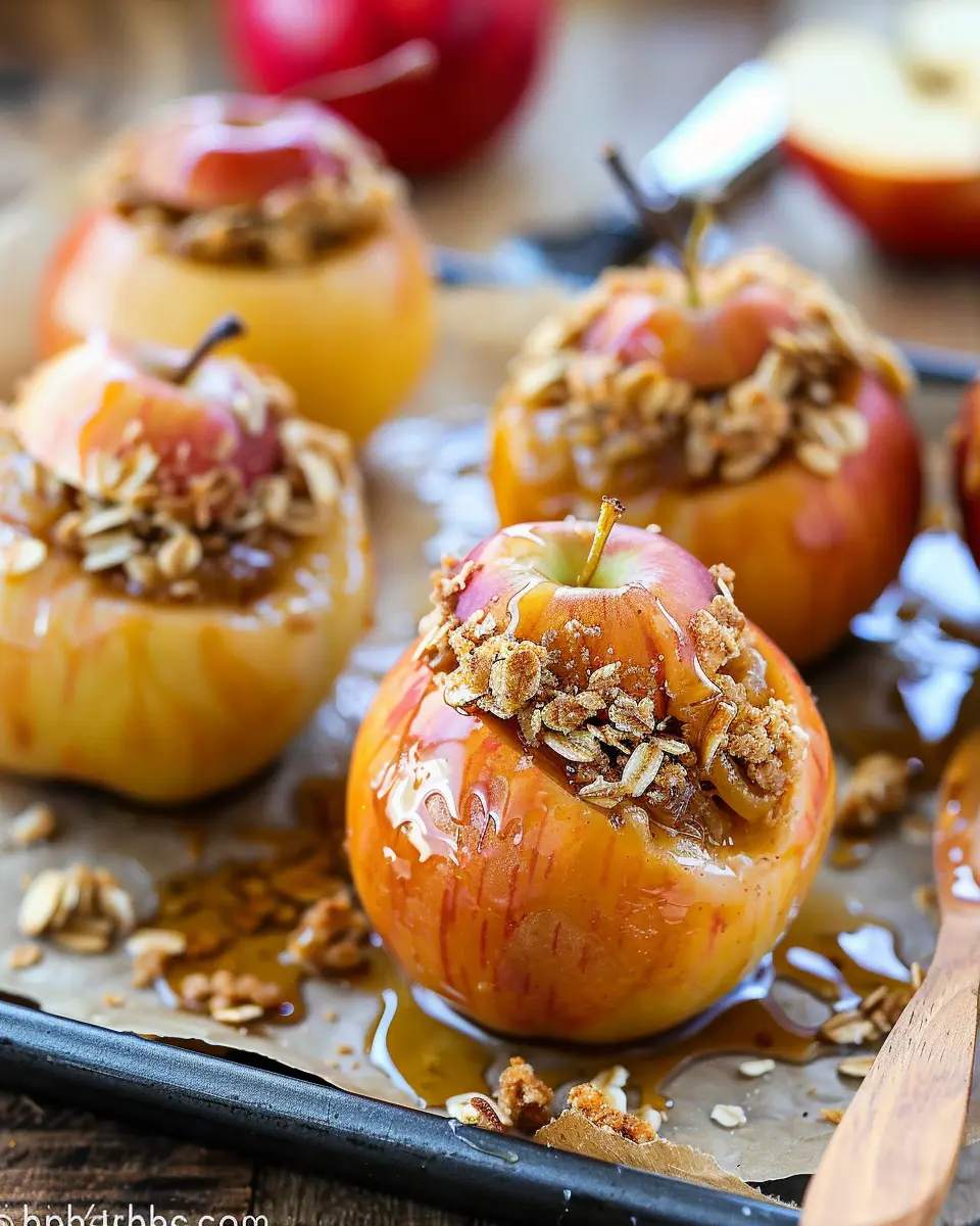 Apple Crisp Stuffed Baked Apples: A Cozy Indulgent Treat