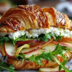 Apple & Goat Cheese Croissant Sandwich