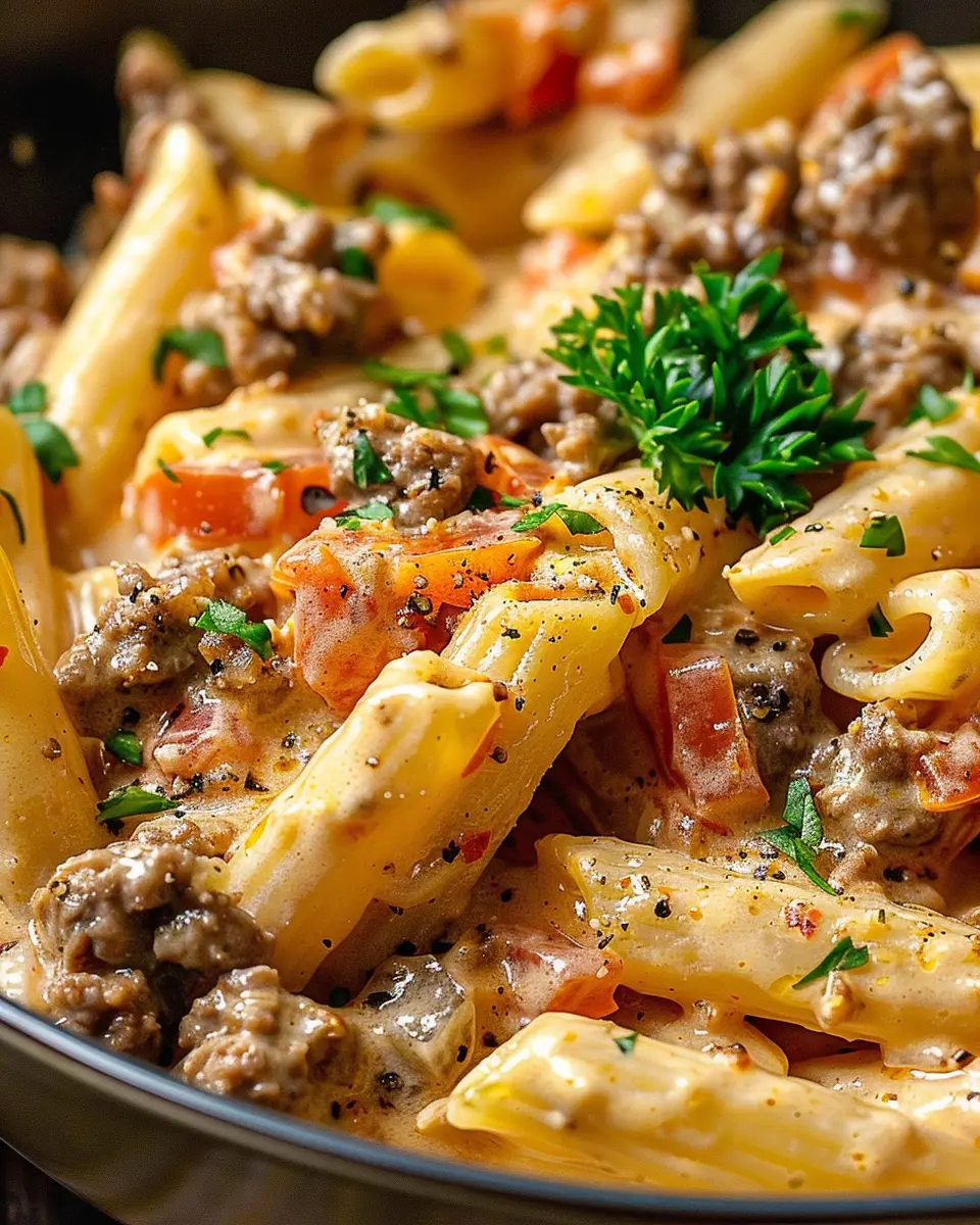 High Protein Creamy Beef Pasta You’ll Love in Under 30 Minutes