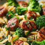 Chicken Sausage and Broccoli Orzo