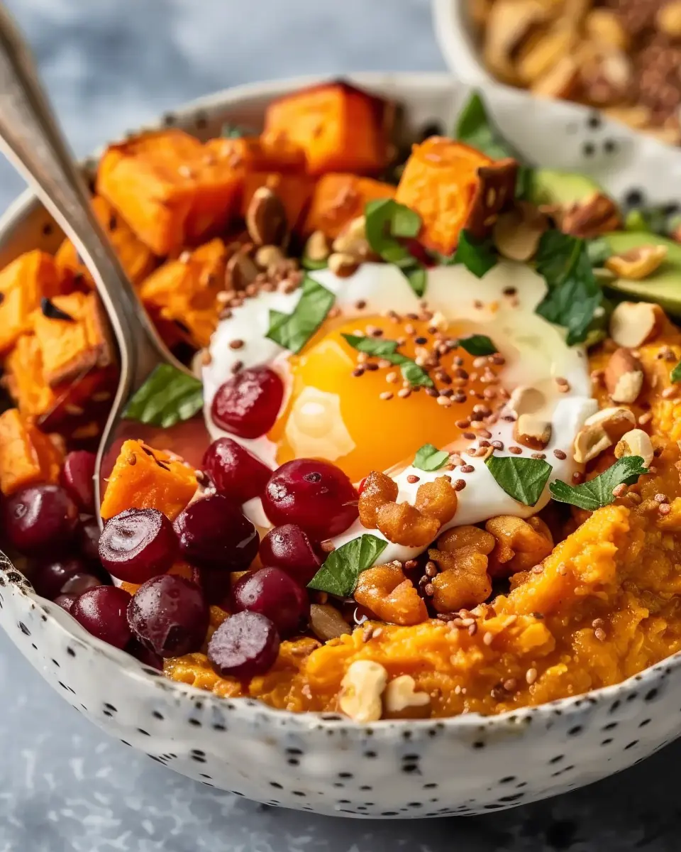 Delicious Sweet Potato Breakfast Bowl: Easy Turkey Bacon Twist