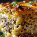 Mac and Cheese Meatloaf Casserole