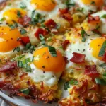 Breakfast Pizza Hash Brown Crust
