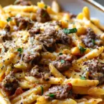 Creamy High Protein Beef Pasta