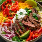 High Protein Steak Fajita Bowl