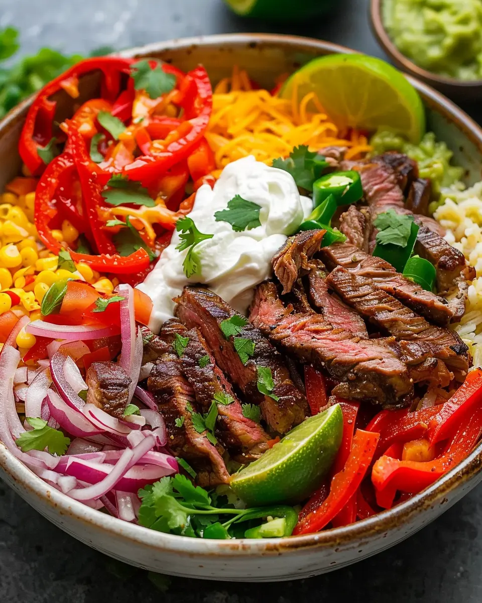 High Protein Steak Fajita Bowl: A Flavorful Twist for Everyone