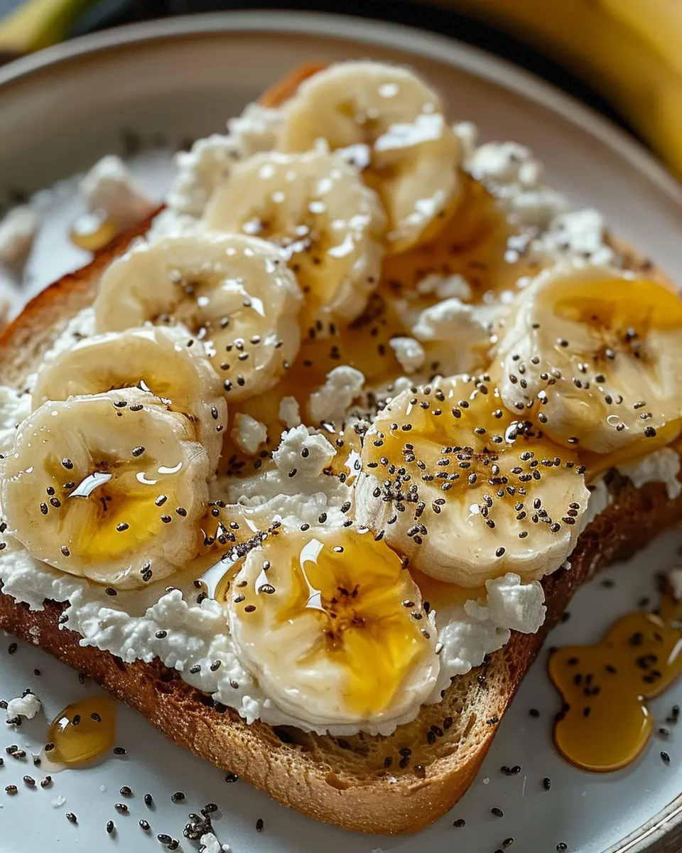 Cottage Cheese Banana Toast: The Best Easy Recipe for Breakfast
