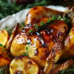 Maple Glazed Oven Roasted Cornish Hen